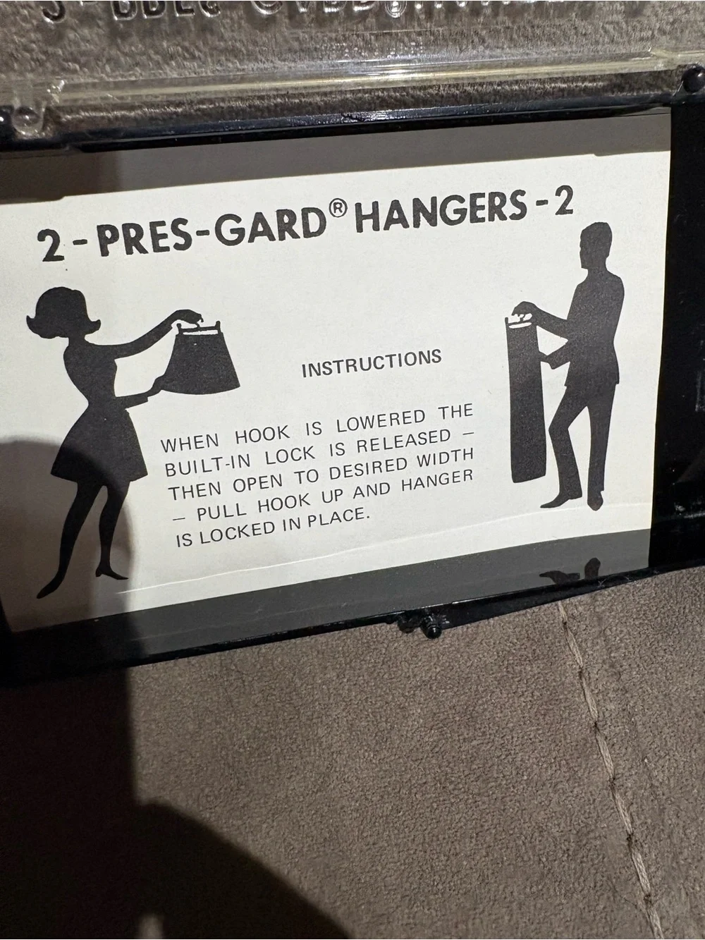 Unisex vintage Pres-Gard Hangers.